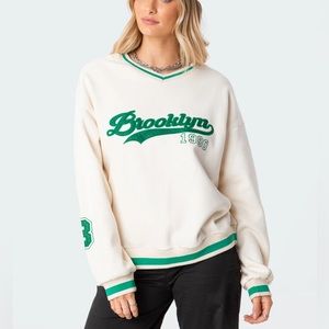 Edikted sweatshirt in cream